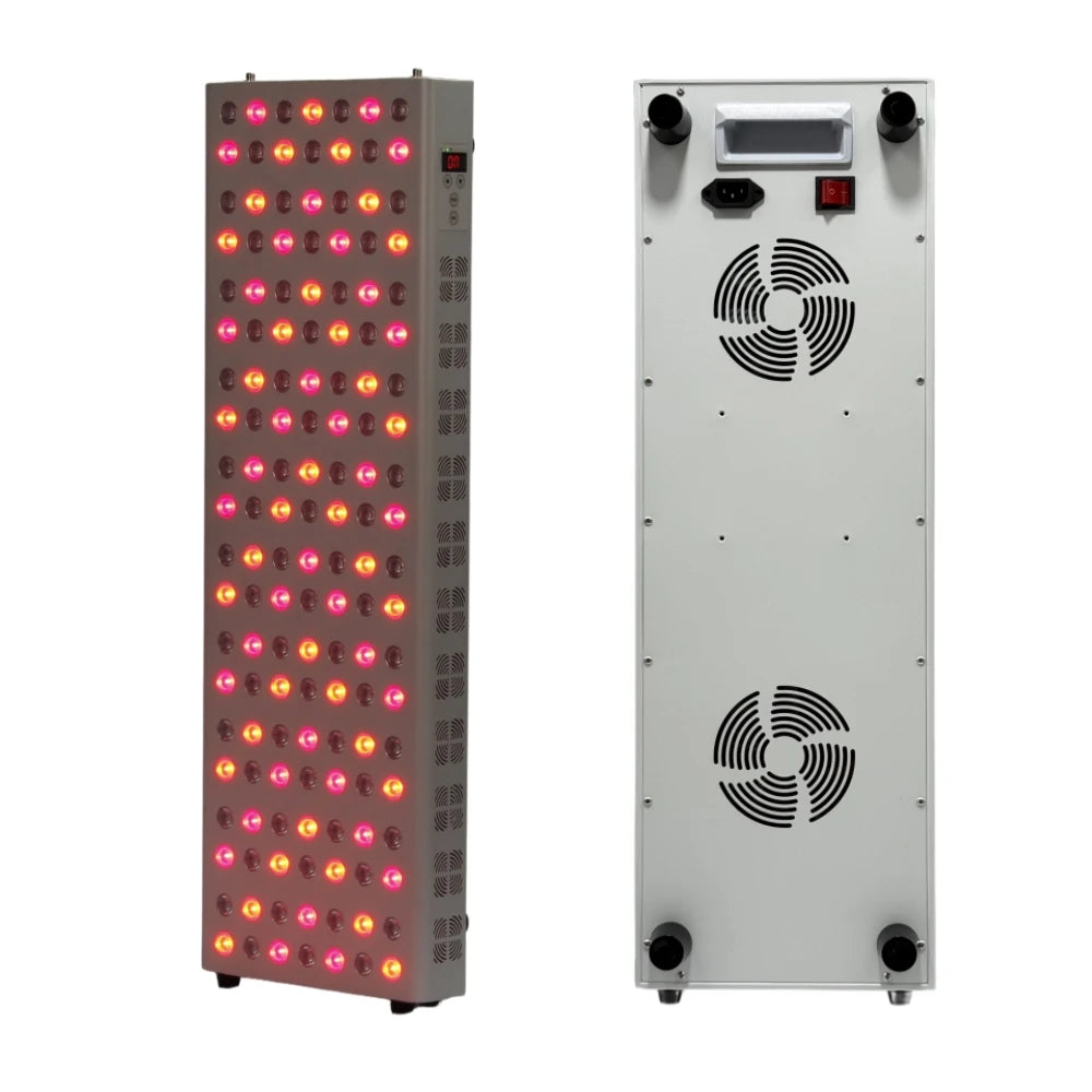 Led Red Light Therapy Panel Dimming Timing LED Beauty Devices Double Chip 660nm 850nm Infrared Light Therapy Skincare Face Body