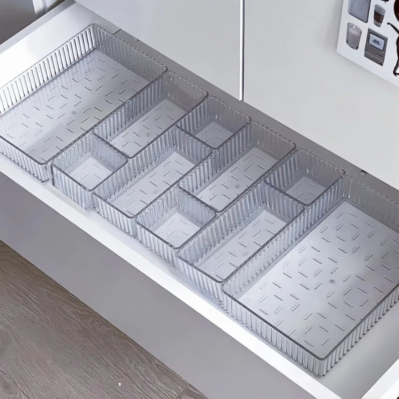5 PCS Cosmetics Storage Box Built-In Drawer Organize Box the Table Suitable for Beauty Office Stationery Miscellaneous Storage
