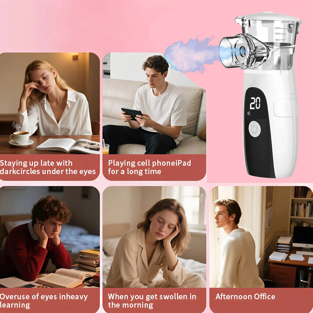 Mini Portable Hydrating Beauty Spray - Nano Cold Spray Facial Steamer Skin Moisturizing Device