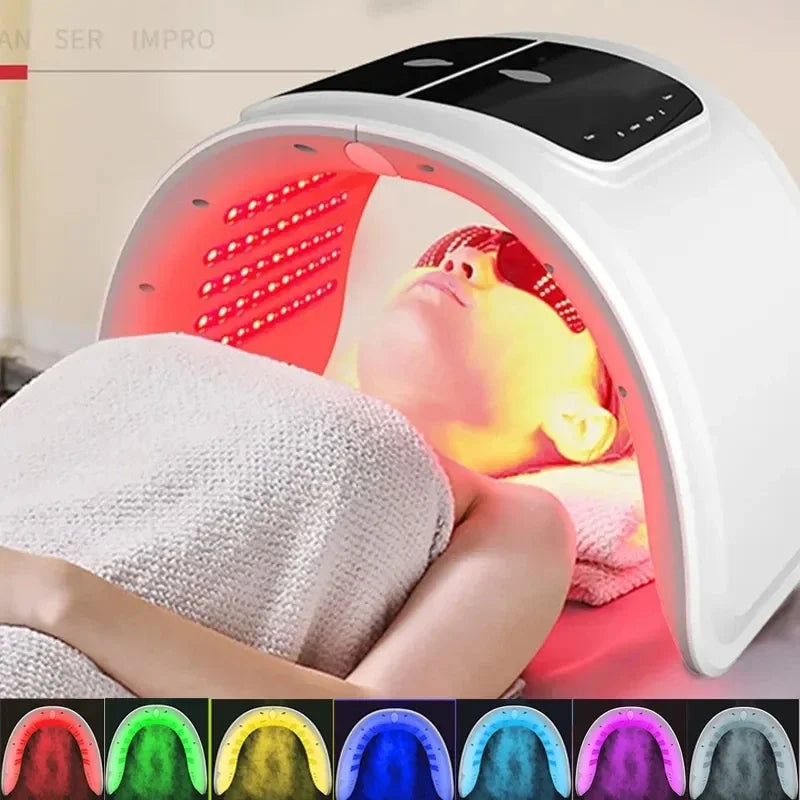 7 Colors LED Mask PDT LED Mask Light Therapy Skin Care Tools Beauty Health Facial Masks Red Light Therapy Wrinkle Remove Lamp