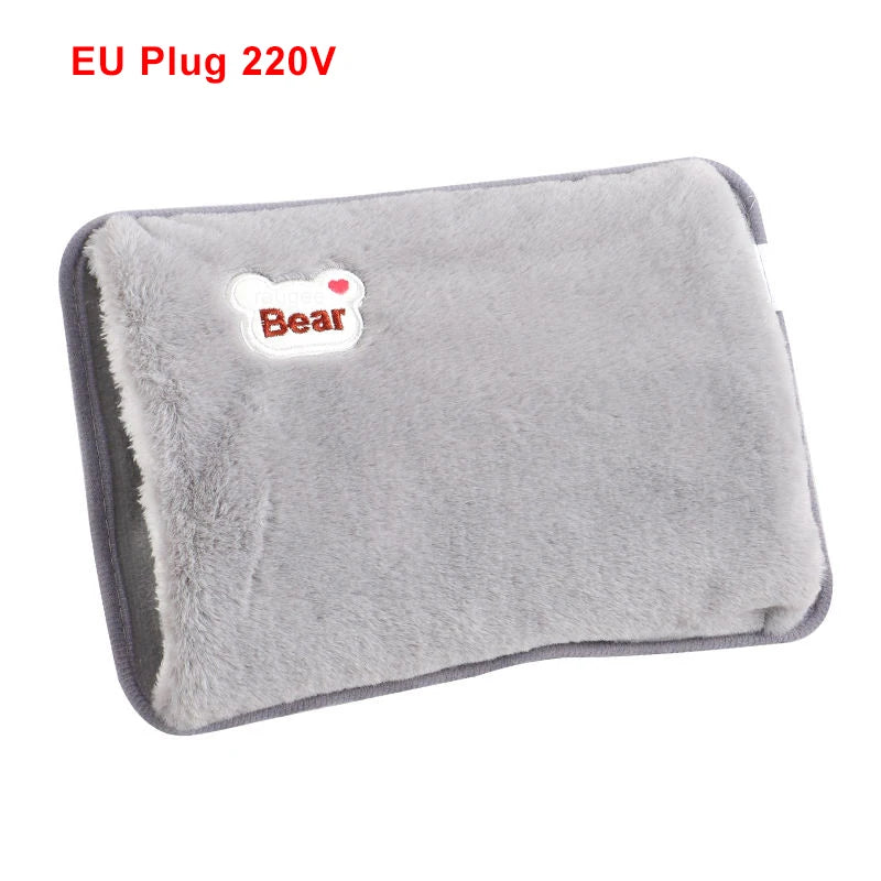 Hand Warmer Electric Hot Water Bag Portable Soft Electric Hand Warmer Rechargeable Reusable Explosion-Proof Warming Hand Pillow