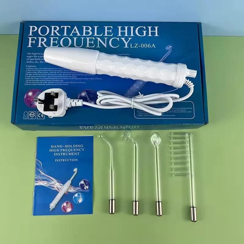High Frequency Facial  Massage Wand Home Use Skincare Device High Frequency Beauty Care Machine