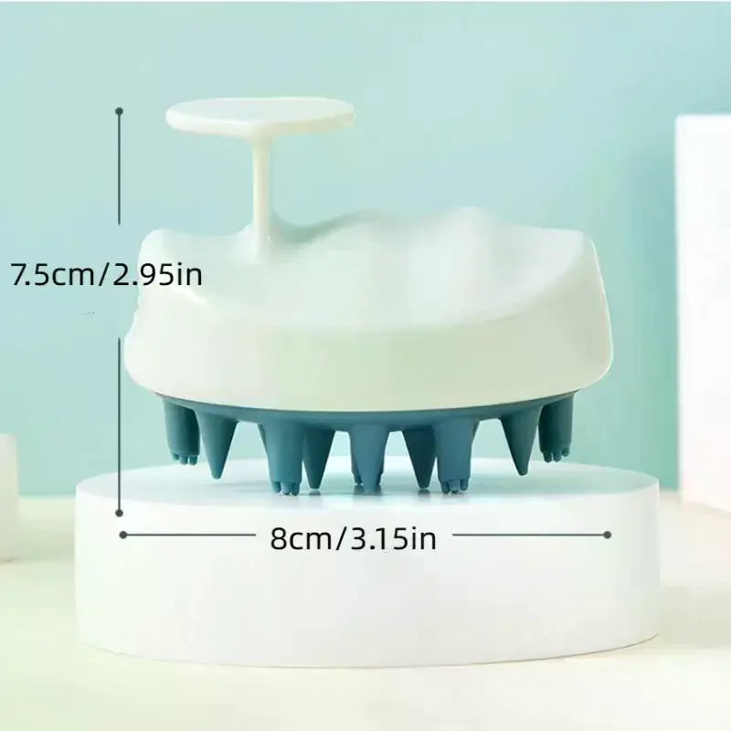 Shampoo Brush Head Scalp Massage Comb With Handle Hair Washing Comb Body Massage Brush Bath Shower Brush Salon Hairdressing Tool