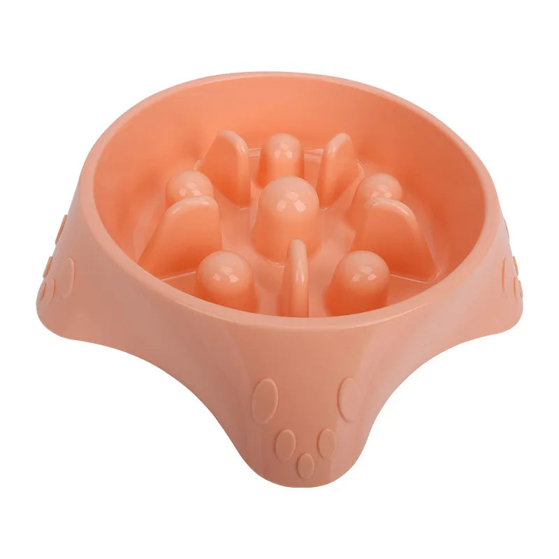 Dog Slow Feeder Slow Food Bowl  Anti-Choking Anti-tipping Delay eating Anti-slip pet food bowl easy to clean Slow down eating