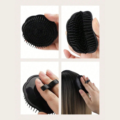 1 shampoo brush, scalp massage brush, dandruff cleaning brush