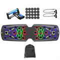 E56D Push Up Boards, Exercise Pushup Stands with Resistance Band for Fitness Training