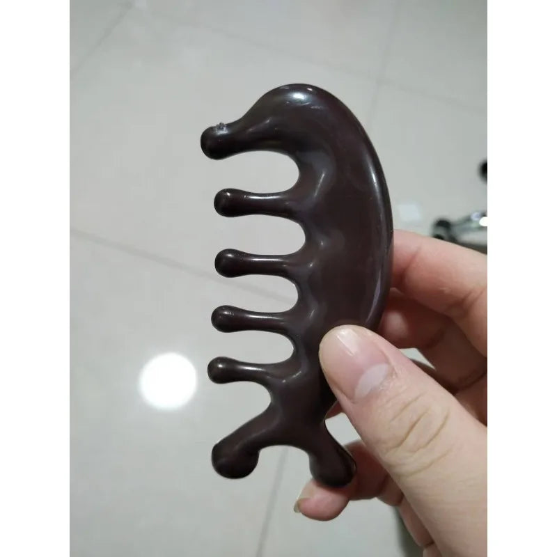 Gua Sha Massage Comb - Suitable for Head, Face, Scalp and Full Body - Gua Sha Relaxation Tool (Made of Resin Material)