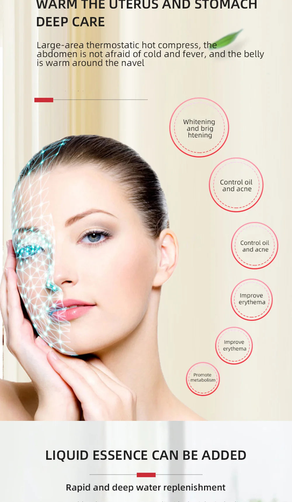 7 Colors LED Mask PDT LED Mask Light Therapy Skin Care Tools Beauty Health Facial Masks Red Light Therapy Wrinkle Remove Lamp