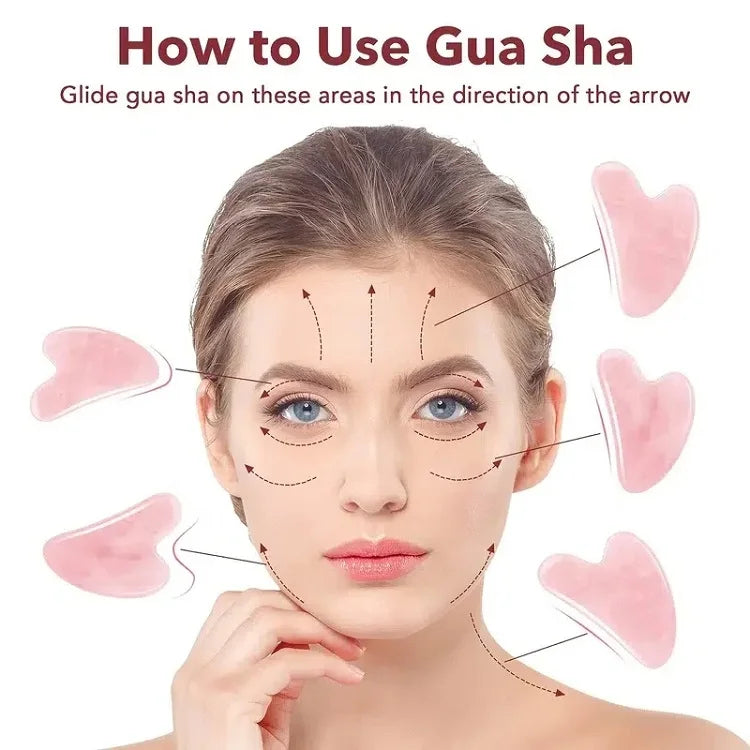 Resin Gousha Stone for The Face Roller Gouache Scraper Gousha Stone Gowoman Face Roller Gua Sha Tool Face Roller Massager