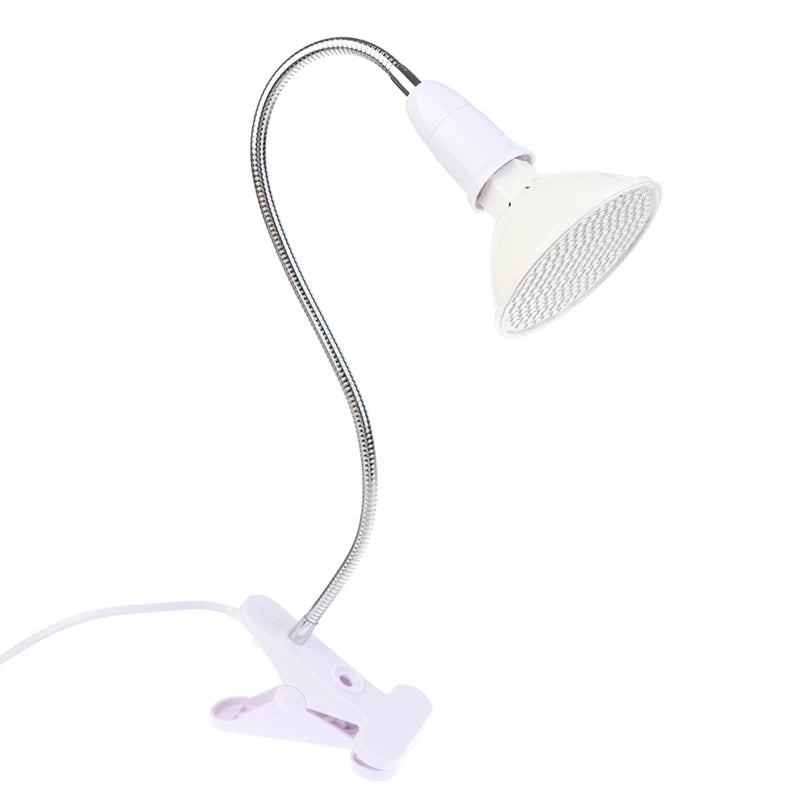LED 660nm Red And 850nm Near Infrared Combo Therapy Device For Skin Care Pain Relief Red Light Therapy Bulb With Lamp Clip