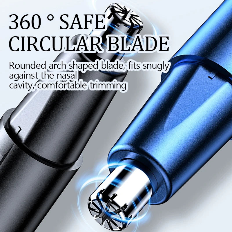 Rechargeable nose hair trimmer electric nose hair trimmer men's shaver nose hair trimmer nose hole trimming scissors