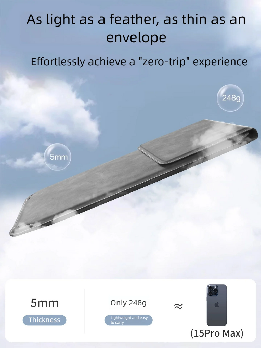 Laptop Sleeve Case 13 14 15 15.6 16Inch For Huawei HP DELL Bag For Macbook Air Pro 13 13.6 M4 Notebook Case with Stand Men Women