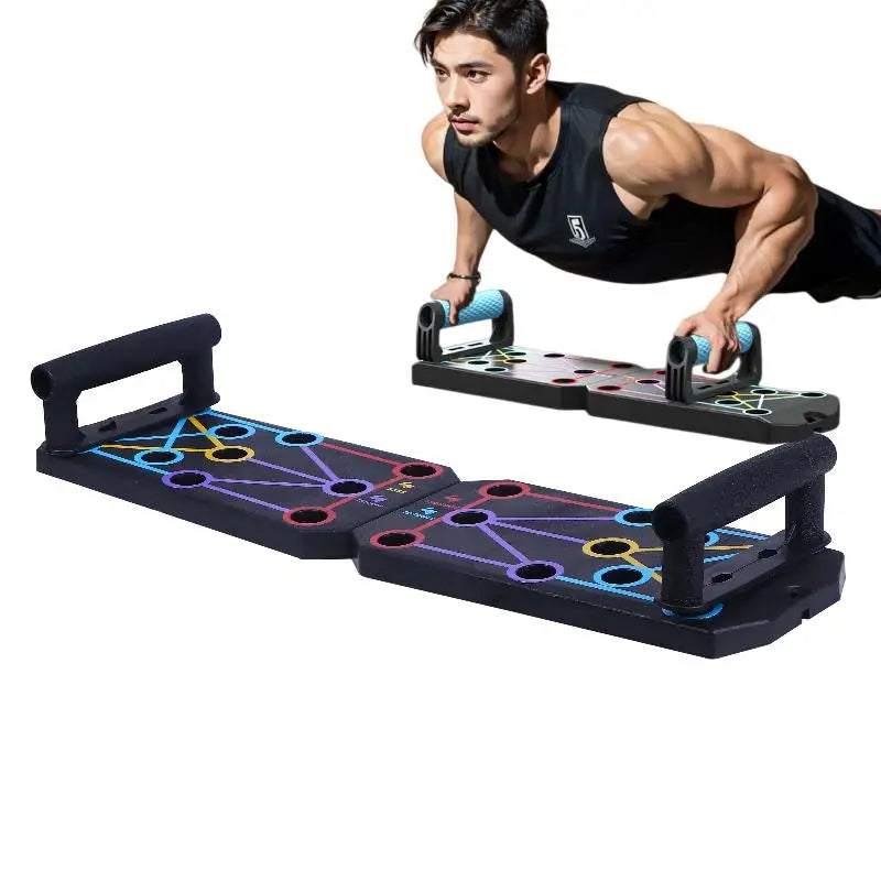 1Set Multifunctional Thicken Push Up Board Fitness Muscle Home Gym Push Up 20 Holes Push Up Stand