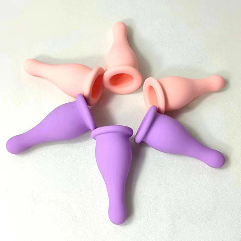 Silicone Vacuum Cupping Massage Jars Anti Cellulite Massage Facial Suction Cups Face Neck Lift Skin Scraping Guasha Anti Wrinkle