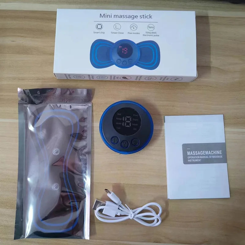 Cervical Massage Instrument Mini Micro Current Neck Massager Portable Massage Stick Shoulder and Neck Massager