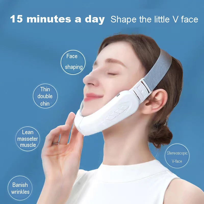 Ems Micro-Current Face Slimming Instrument Tighten Double Chin Face Slimming Facial Beauty Instrument