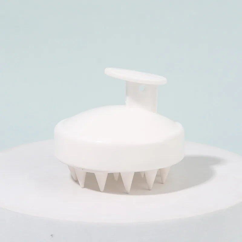 Massager Shampoo Brush Soft Silicone Bristles for Scalp Care Hair Scalp Scrubber Exfoliator for Dandruff Removal Hair Growth