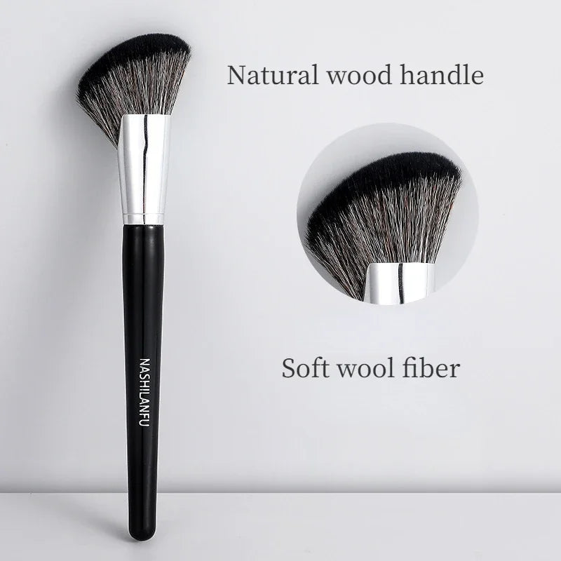 New Face Sculpting Brush Makeup Brushes Large Cosmetics Face Cont Bronzer Oblique Powder Blush Brush Face Make Up Tools