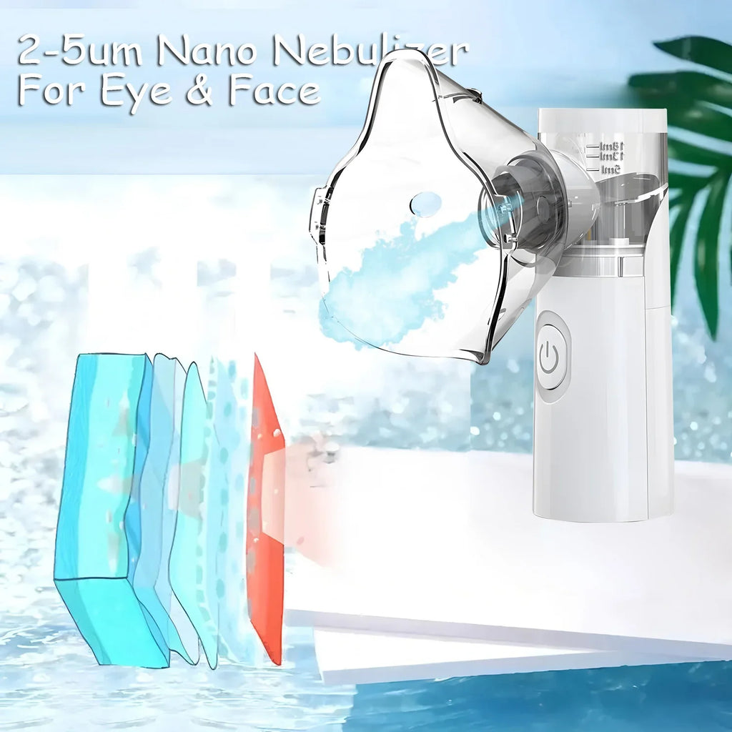 Portable Mini Facial Steamer Face Skin Care Nano Mist Sprayer Vaporizer Beauty Water Spa Nebulizer Humidifier