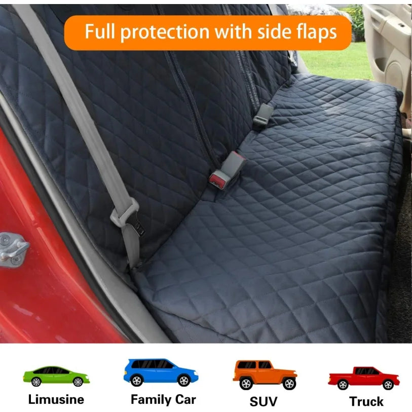 Dog Car Seat Cover, Back Seat Cover for Dogs Pet Car Seat Protector Waterproof Bench Car Seat Cover, Non-Slip Reat Seat Cover