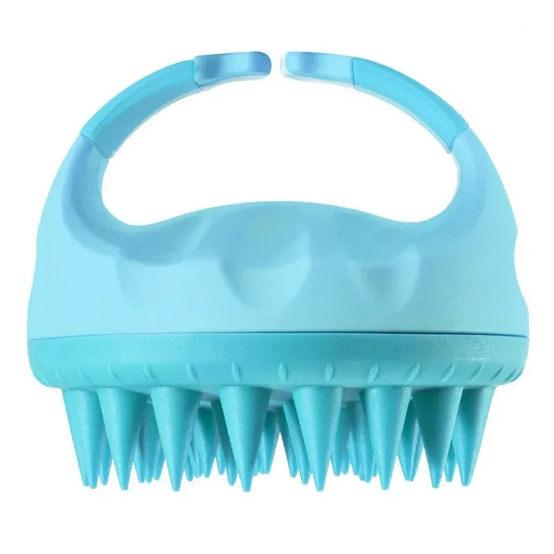 Scalp Scrubber Shampoo Brush with Handle Hair Washing Massager Clean Scalp Exfoliator Tool for Hair Care