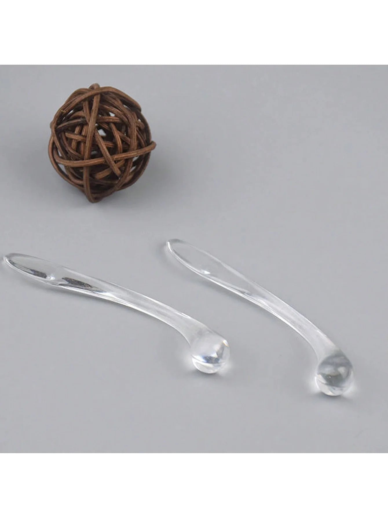 Face Cream Scoop, Eye Roller Massage Stick, DIY Multifunctional Eye Cream Mask Spoon, Dispensing Scoop, Transparent Mask Stick