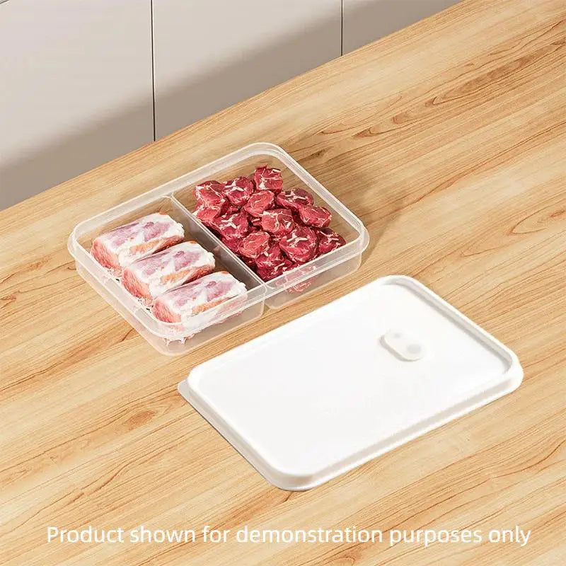 Refrigerator Food Storage Containers, Suitable For Meat And Other Food, Food-grade Airtight Containers, 2/4/6 Compartments.