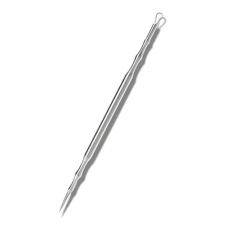 Teenitor Pimple Extractor Acne Treatment Tool Surgical Grade Blackhead Comedone Removal 2-in-1 Tool for Face Nose Blackhead Extr