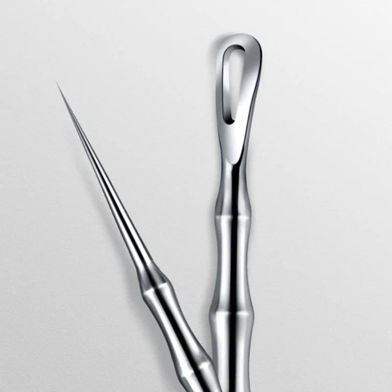 Extractor Facial Milia Travel Skin Care Tool Pore Cleaner Needles Pimples Removal Tool Blackhead Remover Acne Blemish Needle