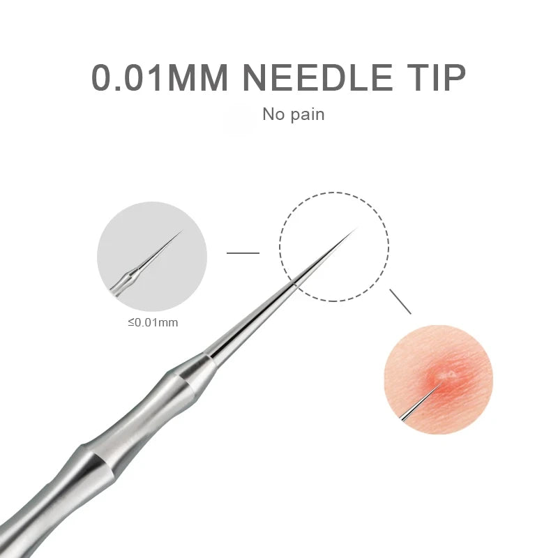 Beauty Artifact Blemish Extractor Remover Needle Tool Acne Blackhead Removal Needles Pimples Blackhead Clip Tweezers