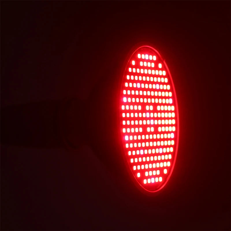LED 660nm Red And 850nm Near Infrared Combo Therapy Device For Skin Care Pain Relief Red Light Therapy Bulb With Lamp Clip