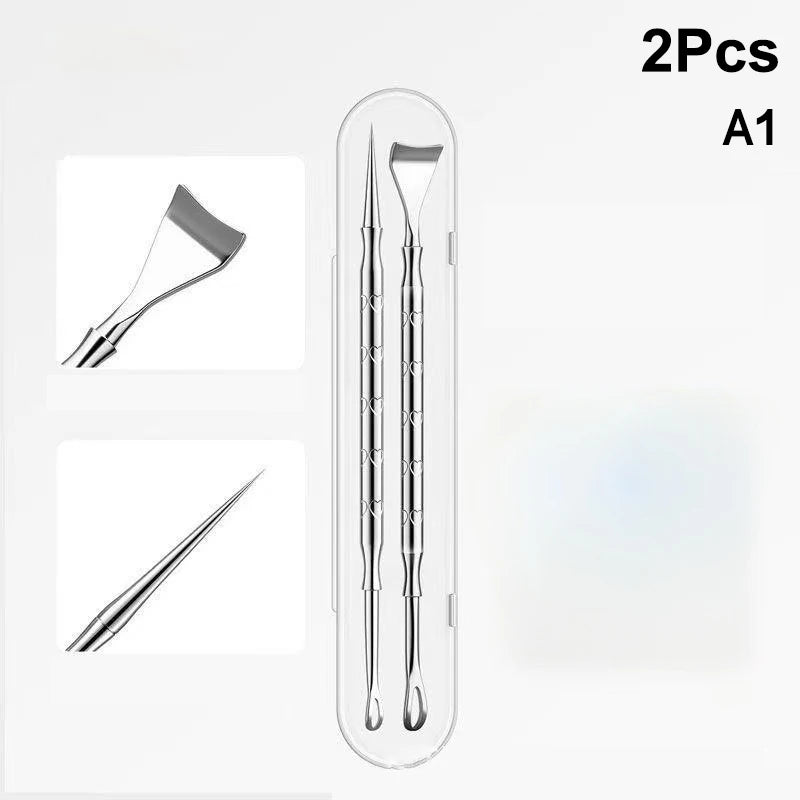 Blackhead Acne Remover Pimple Popper Tool Acne Needle Removing Hair Follicle Cleaning Whitehead Nose Face Blemish Extractor