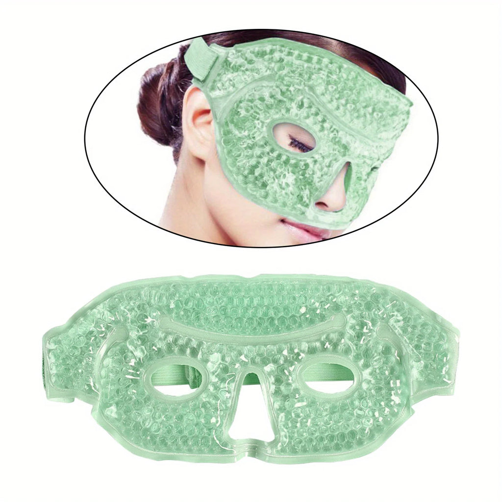 Visible Reusable Cooling Eye Mask with Gel Beads Cold Eye Compress for Puffy Eyes Stress Relief Dry Eyes SPA Skin Care Tools