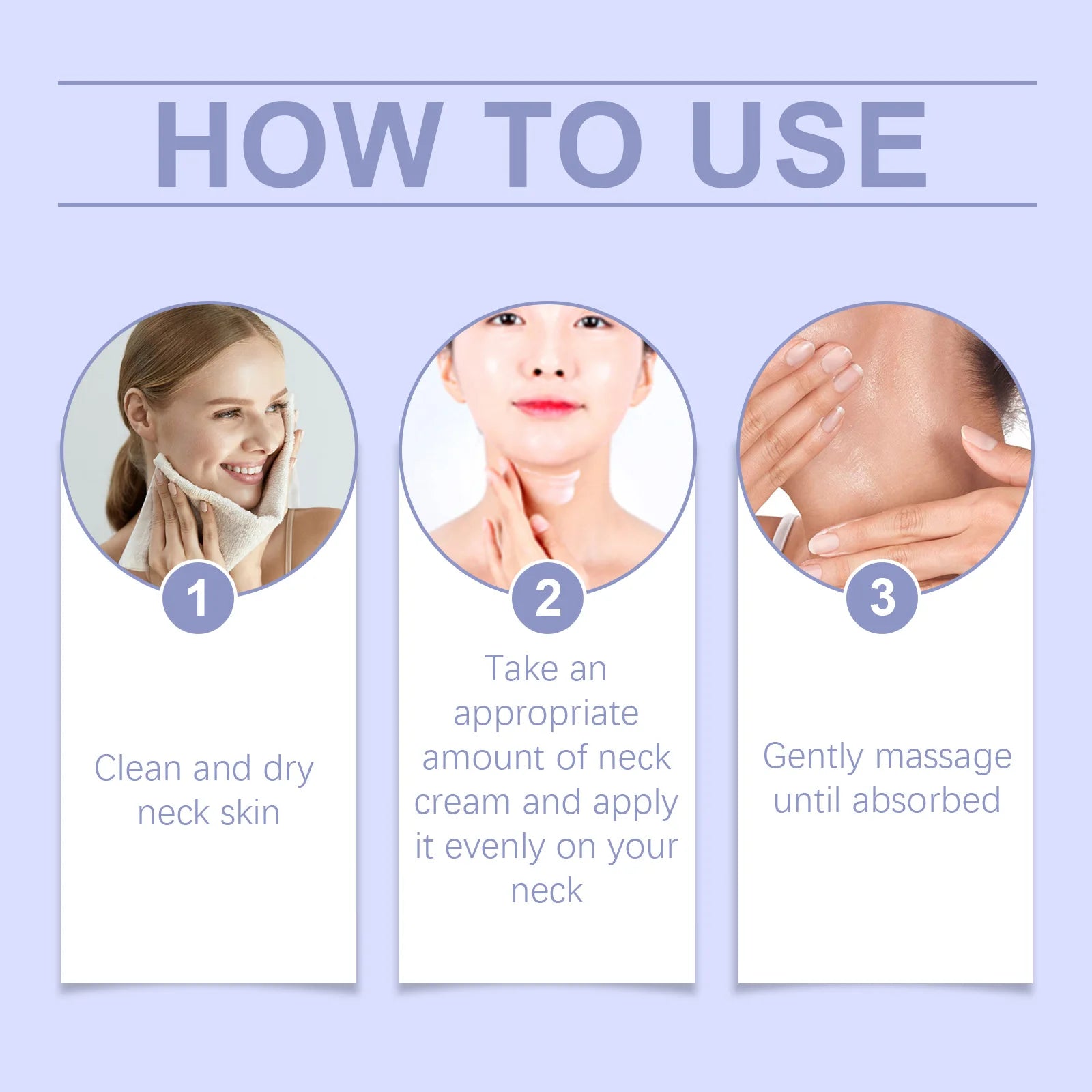 Neck Lift Cream Eliminate Neck Fine Lines Deeply Moisturizing Hydrate Firming Tightening Rejuvenation Nourishing Neck Care Cream