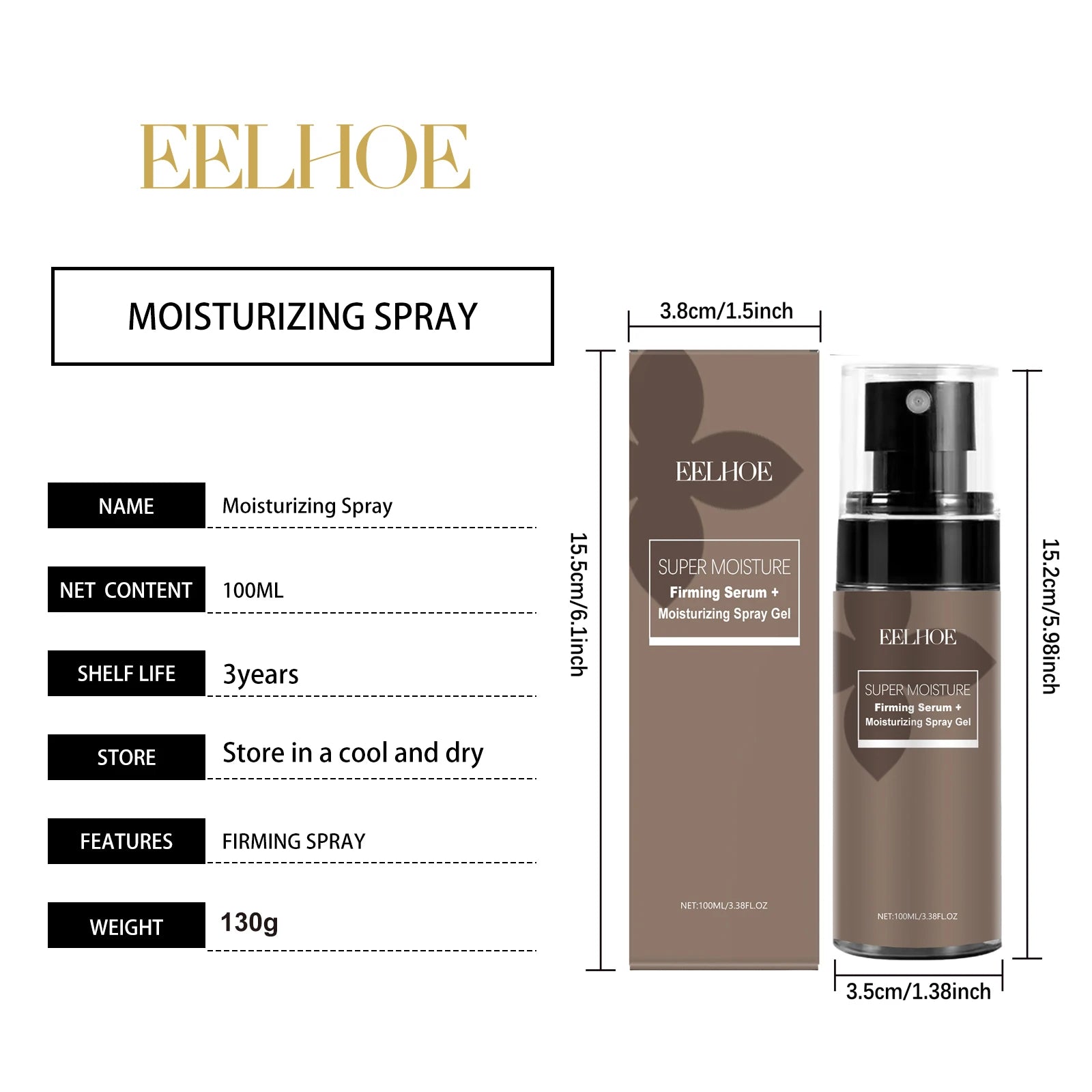 Facial Moisturizing Spray Gentle Nourishing Restore Skin Vitality Improve Fatigue Repaire Shrink Pore Brightening Hydrating Mist