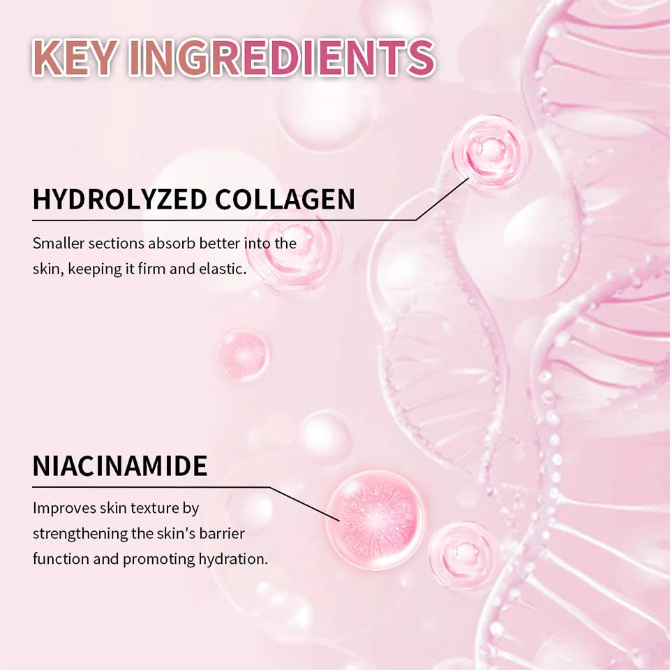 100ml Collagen Jelly Face Cream, Moisturizing Firming Anti-Aging, Brightening Wrinkle Remover Skin Care
