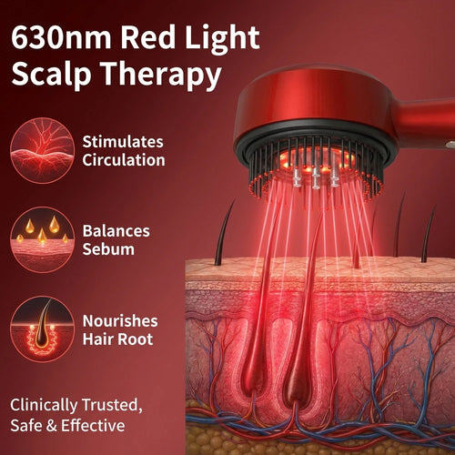 3-Mode Red Light Scalp Comb