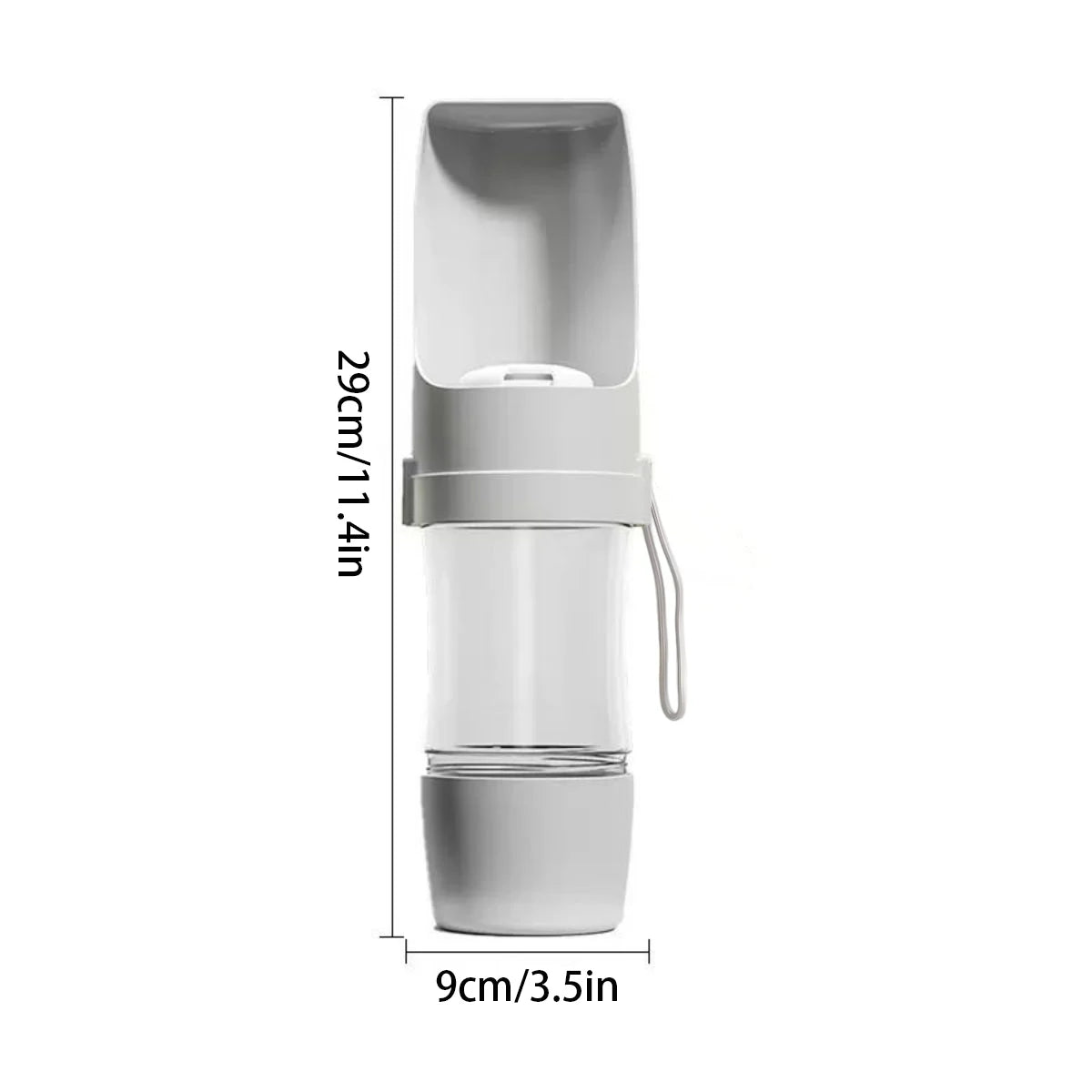 Portable Travel Pets Dog Water Bottle with Storage Food and Water Container Dog Cat Outdoor Pet Water Cup Bottle for Puppy