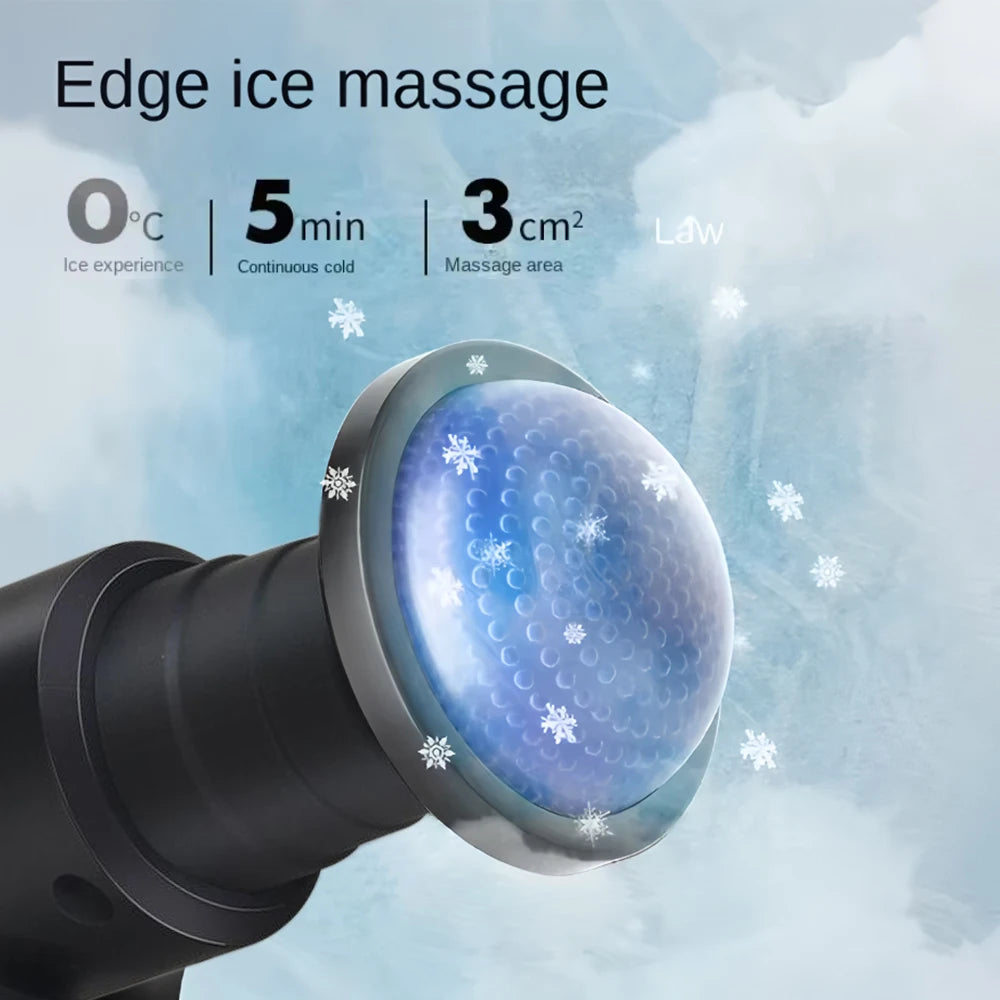 Mini Muscle Massage Gun Body Massager Deep Handheld Percussion Massager For Body Back Neck Leg Cold And Hot Compress Fascia Gun