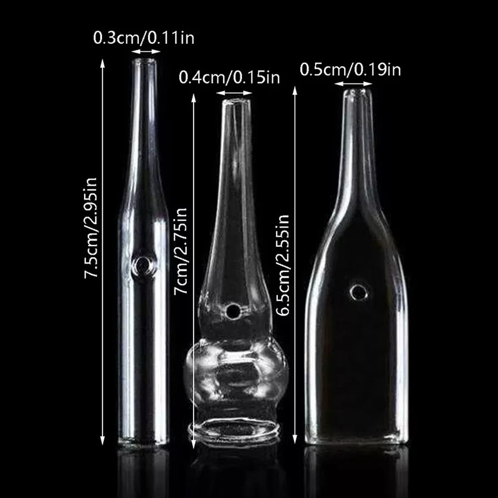 1Pc Vacuum Suction Tube Face Pore Cleanser Glass Pipes Blackhead Removal Extractor Beauty Machine Facial Skin Care Accessories