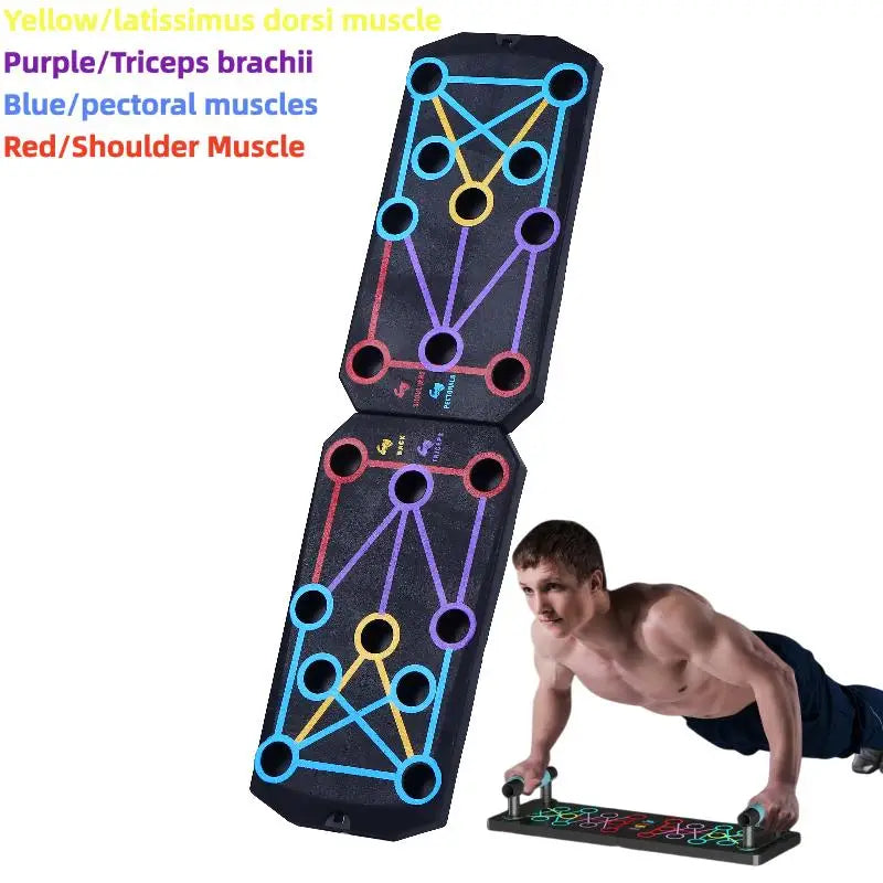 New 1 Set Multifunctional Thicken Push Up Board Fitness Muscle Home Gym Push Up 20 Holes Push Up Stand