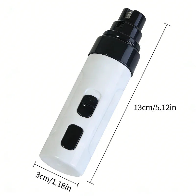 An Exquisite Pet Nail Grinder, Electric Nail Grinder for Cats and Dogs, USB Charging, Two-Speed Adjustment, Lightweight and Portable, Suitable for Cats and Small to Medium-Sized Dogs