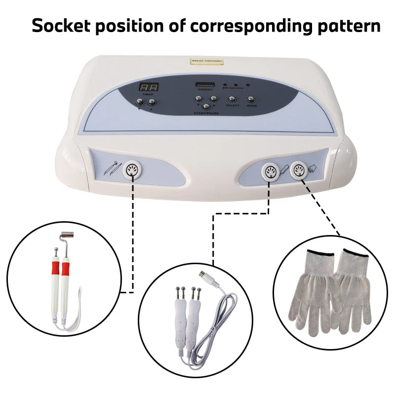 Micro Current Massage Set EMS Facial Lifting Firming Professional Beauty Equipment Promotes Cell Regeneration RestoresElasticity