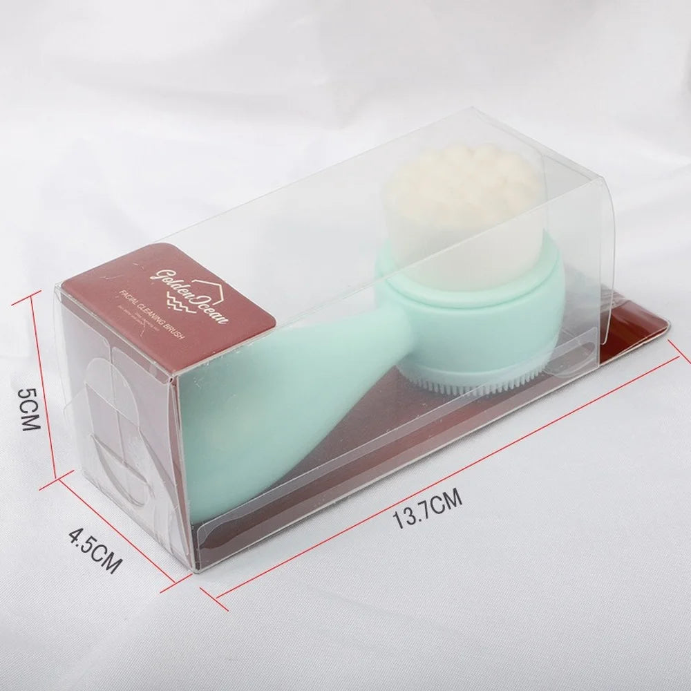 Facial Cleansing Brush Manual Soft Face Massager Skin Pore Clean Brush Face Skin Care Face Cleansing Makeup Remover Beauty Tools