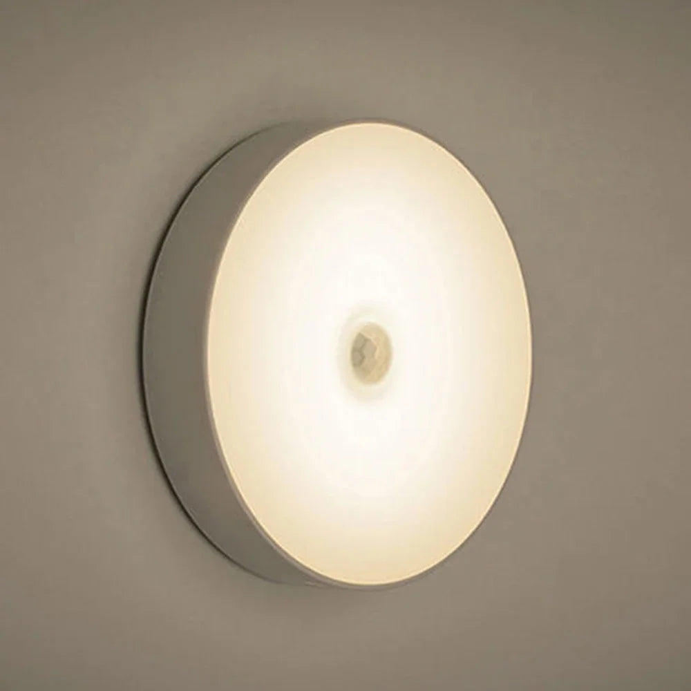 Motion Sensor Light Led USB NightLights Rechargeable Lamp for Bedroom Staircase Hallway Wardrobe Cupboard Night Lighting