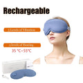 Cordless Heated Eye Mask - 3 Levels Hot Compress, Intelligent Timing Electric Mask for Dry Eyes Relief & Sleeping
