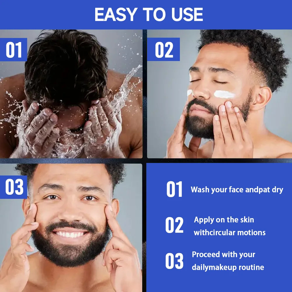 Men's Retinol Collagen Face Cream Skincare Moisturizing Brightening Anti Aging Face Cream Moisturizing Wrinkle Remover Collagen