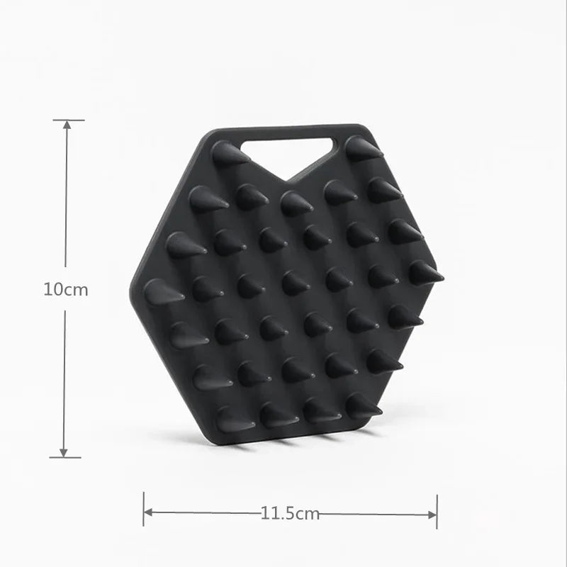 Shampoo Brush Adult Scalp Massage Brush Men and Women Soft Glue Bathroom Shampoo Comb Hair Scalp Head Massage