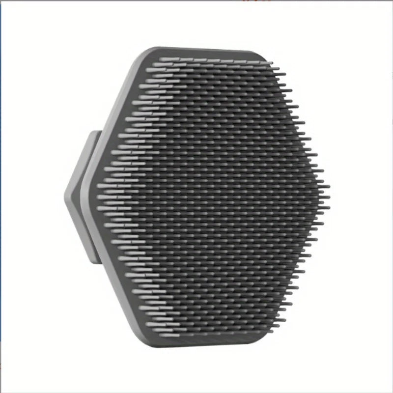 Silicone Cleaning Brush Face Cleansing Scrubber Massager Manual Facial Cleansing Brush Exfoliating Gentle Beard Skin Care Tool