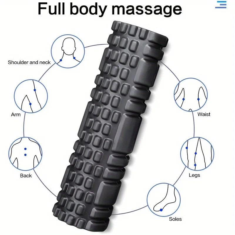 Foam Roller, EVA Muscle Roller for Yoga Pilates Back Exercise Physical Therapy 30 X 8 cm